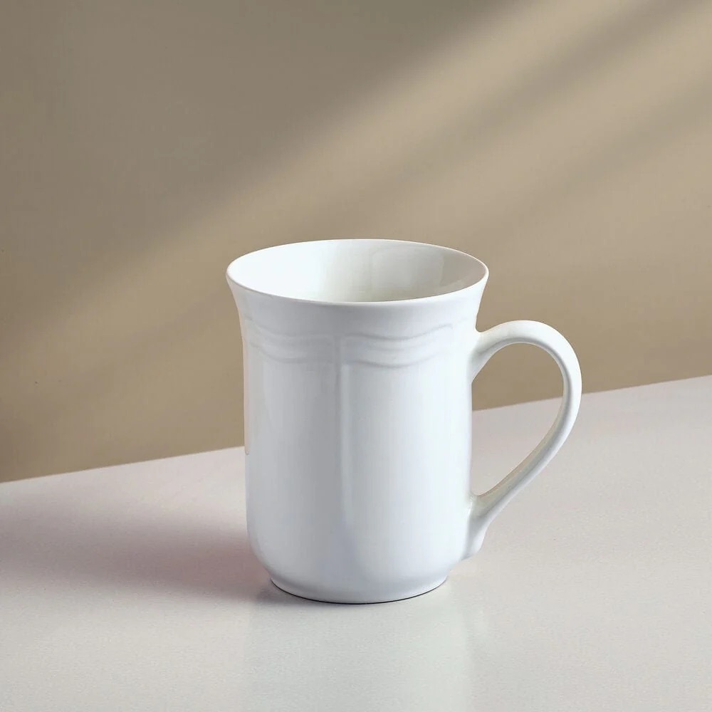 Mikasa French countryside coffee mug ivory white set of 6